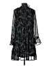 Versona 100% Polyester Paisley Black Cocktail Dress Size XS - photo 2