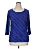 AB Studio Blue 3/4 Sleeve Top Size XL - photo 1