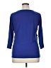 AB Studio Blue 3/4 Sleeve Top Size XL - photo 2