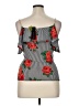 First Love Gray Sleeveless Top Size XL - photo 2