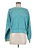 P.J. Salvage Stars Teal Pullover Sweater Size M - photo 1
