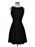 Aqua Solid Black Cocktail Dress Size XS - photo 1