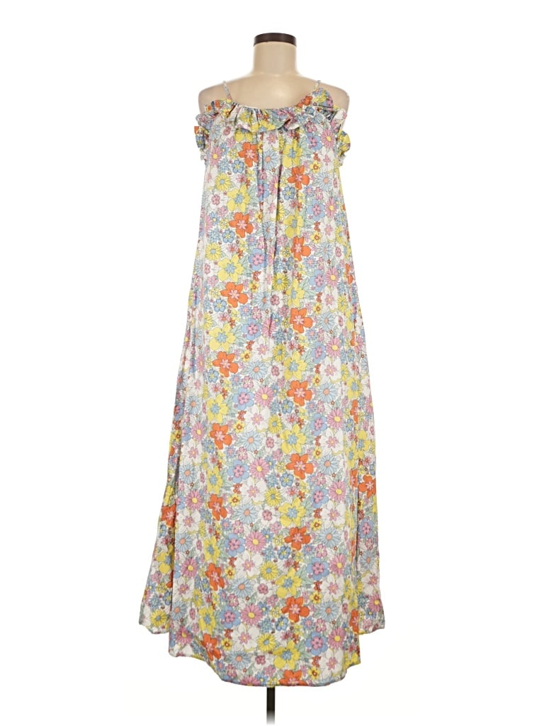 Pre-owned Karlie Casual Dress In Gray
