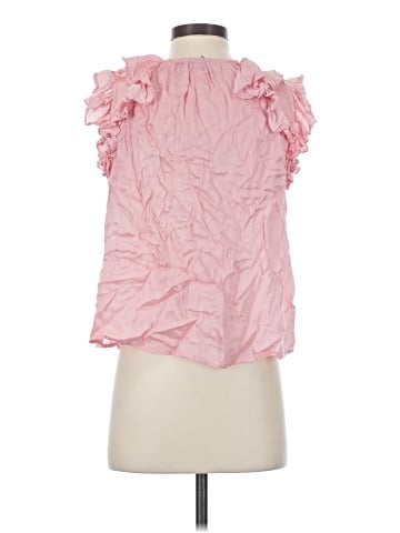 Karina Grimaldi Sleeveless Silk Top (view 2)