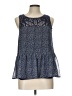 Xhilaration 100% Polyester Blue Sleeveless Blouse Size L - photo 1