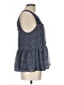 Xhilaration 100% Polyester Blue Sleeveless Blouse Size L - photo 4