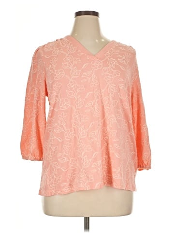 Style&Co 3/4 Sleeve Blouse (view 1)