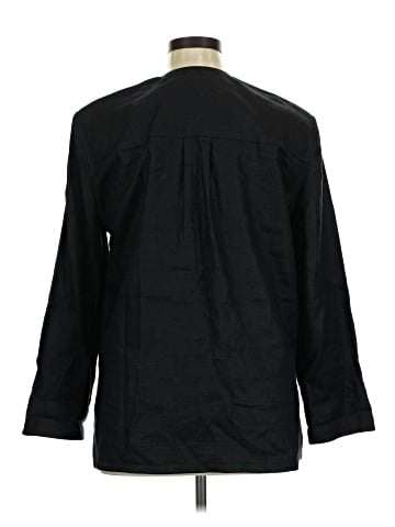 Liz Claiborne Collection 3/4 Sleeve Button-Down Shirt (view 2)