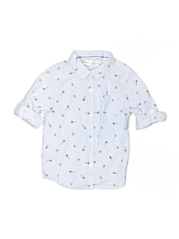 Zara Baby Short Sleeve Button-Down Shirt (view 1)