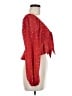 Le Lis 100% Polyester Red Long Sleeve Blouse Size M - photo 4
