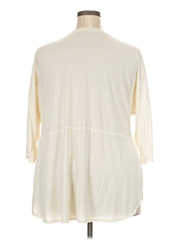 Lane Bryant Outlet 3/4 Sleeve T-Shirt (view 2)