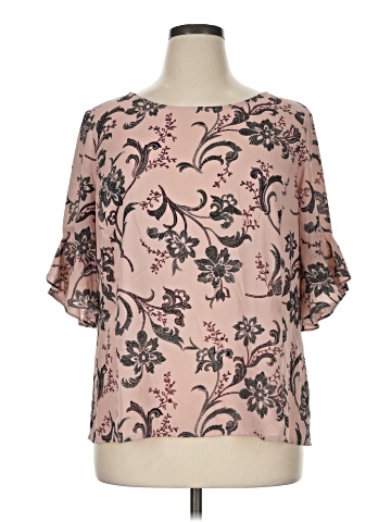 Liz Claiborne Career Short Sleeve Blouse (view 1)