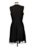 Halogen 100% Polyester Solid Black Cocktail Dress Size 12 - photo 2