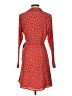 CeCe Polka Dots Red Casual Dress Size XS - photo 2