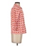 J. McLaughlin Houndstooth Orange 3/4 Sleeve Blouse Size XS - photo 4