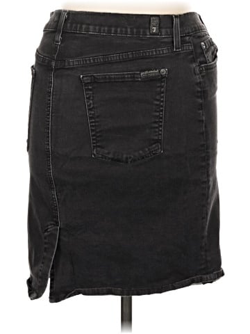 7 For All Mankind Denim Skirt (view 1)