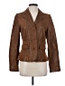 Apt. 9 100% Leather Solid Brown Blazer Size S - photo 1