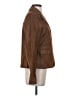 Apt. 9 100% Leather Solid Brown Blazer Size S - photo 4