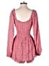 Hollister 100% Viscose Hearts Red Romper Size S - photo 2