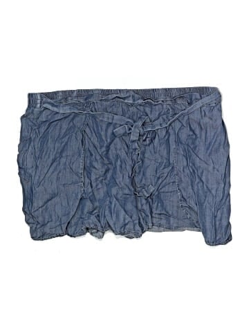 Tribal Denim Shorts (view 1)
