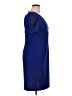 DKNY Solid Blue Cocktail Dress Size 14 - photo 4