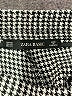 Zara Basic Houndstooth Black Casual Pants Size XS - photo 4