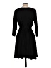 Nik and Nash Solid Black Casual Dress Size L - photo 2
