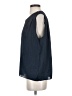 CAbi 100% Polyester Blue Sleeveless Blouse Size S - photo 5