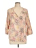 Relativity Orange 3/4 Sleeve Blouse Size L - photo 1