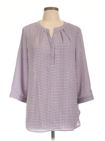 NY Collection 3/4 Sleeve Blouse (view 1)
