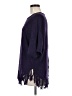 Relativity 100% Acrylic Purple Poncho Size M - photo 5