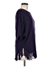 Relativity 100% Acrylic Purple Poncho Size M - photo 4
