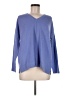 Pure Collection 100% Cashmere Blue Cashmere Pullover Sweater Size 6 - photo 1