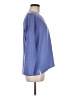 Pure Collection 100% Cashmere Blue Cashmere Pullover Sweater Size 6 - photo 4