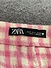 Zara Checkered-gingham Pink Casual Pants Size S - photo 7