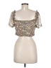 Haute Monde Green Short Sleeve Blouse Size M - photo 2