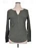 Gap Gray Long Sleeve Henley Size XL - photo 1