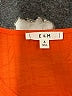 E&M Collection Orange Sleeveless Blouse Size S - photo 7