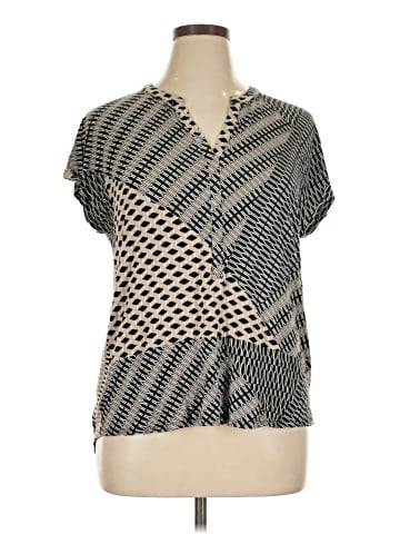 Dana Buchman Short Sleeve Blouse (view 1)