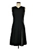 Paul Stuart Solid Black Casual Dress Size 6 - photo 1