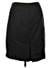 Faconnable 100% Wool Solid Black Wool Skirt Size 10 - photo 2