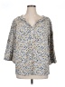 Max Studio Blue 3/4 Sleeve T-Shirt Size 1X - photo 1