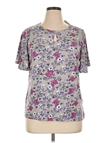 Liz Claiborne Career Short Sleeve Blouse (view 1)