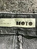 Topshop Solid Black Denim Skirt Size 6 - photo 4