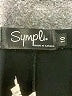 Sympli Solid Black Active Pants Size 10 - photo 7