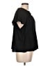 Gap Black Short Sleeve Blouse Size L - photo 4