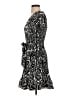 Milly 100% Polyester Print Black Cocktail Dress Size 4 - photo 5