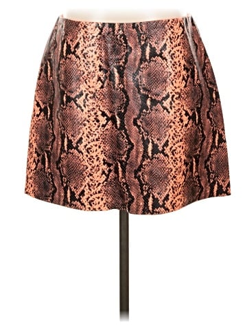 Alice + Olivia Faux Leather Skirt (view 1)