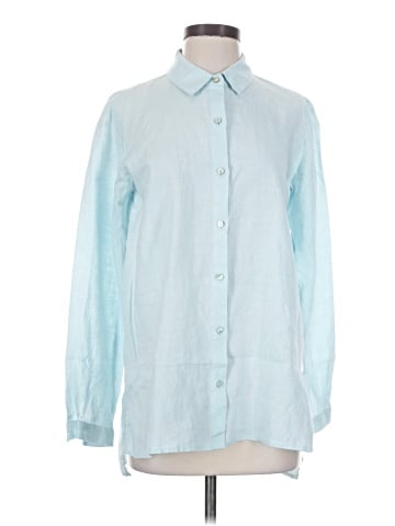 Eileen Fisher Long Sleeve Button-Down Shirt (view 1)