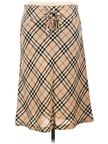 Burberry Novacheck Tie Front Skirt (view 1)
